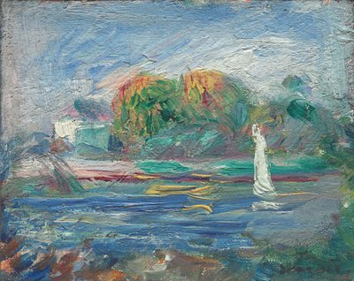 The Blue River by Pierre Auguste Renoir